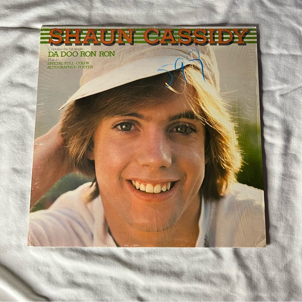 Shaun Cassidy Vinyl Record with poster